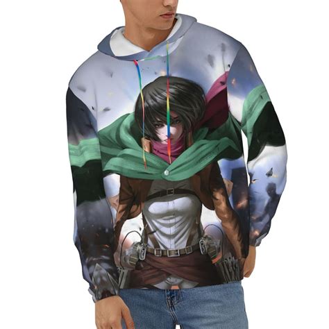 Attack On Titan Unisex Hoodies 3D Print Hooded Sweatshirt for Men Women ...