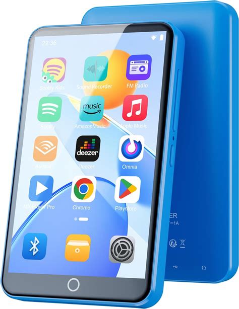 MECHEN Lecteur MP3 WiFi avec Bluetooth, écran Tactile 4 Pouces, Lecteur ...