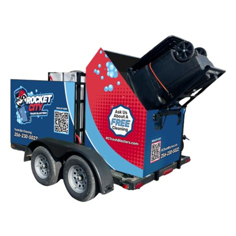 Get The Flex Can Cleaning Trailer | Garbage Can Cleaning