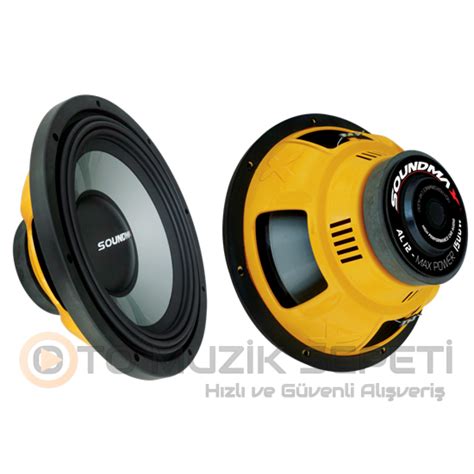 Oto Muzik Sepeti - SOUNDMAX SX-AL12 30 CM SUBWOOFER - Fiyatı ve Özellikleri