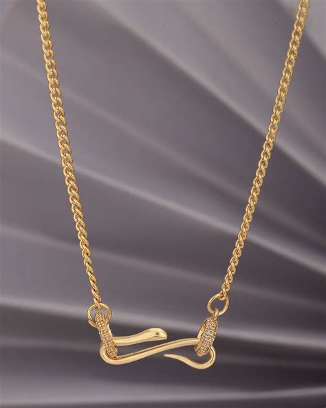 Gold Plated with CZ Animal Fancy Necklace for women – Carlton London Online
