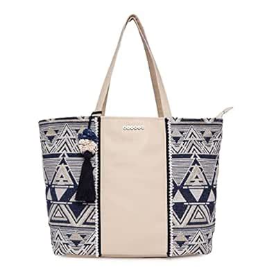 Buy ASTRID Tote Bag For Women And Girls With Extra Strong Zipper And ...