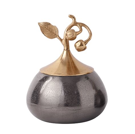 Cherry Vine Black Décorative Small Box