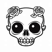 Image result for Adult Skull Coloring Pages