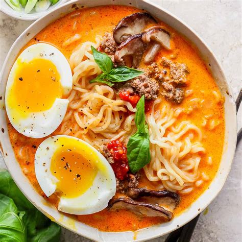 Coconut Curry Ramen Bowls - The Wooden Skillet