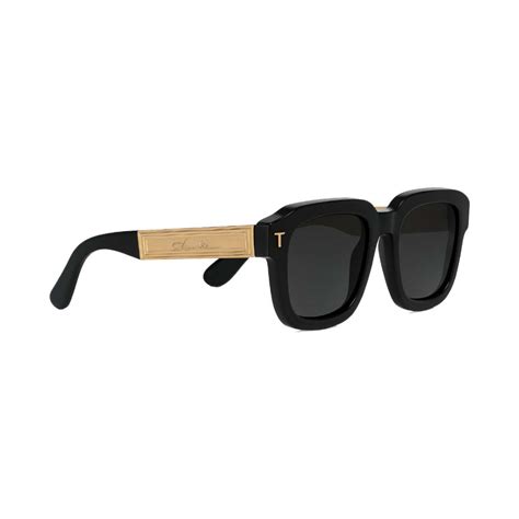 Bagan | Golden Black Wayfarer Sunglass – ZAADRAN