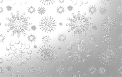 Download wallpaper snowflakes, pattern, steel, silver, texture, section ...