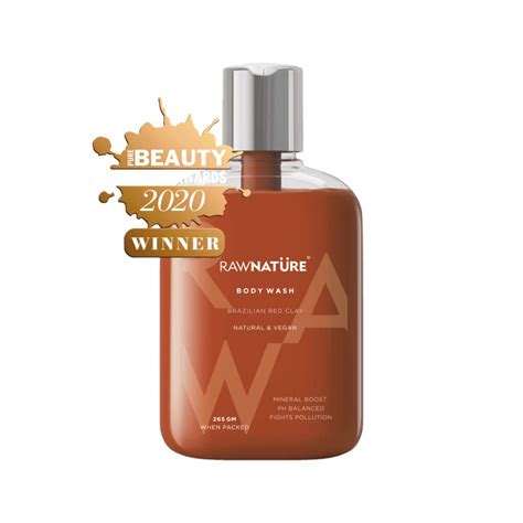 Buy RawNature Natural Brazilian Red Clay Body Wash For Normal-Dry Skin ...