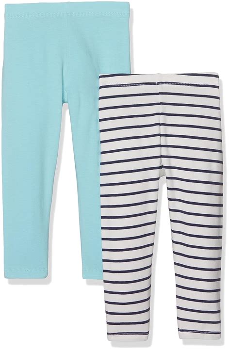 Mothercare Baby Girls' Leggings (Pack of 2) (MB546-1_Blue_9-12 Months ...