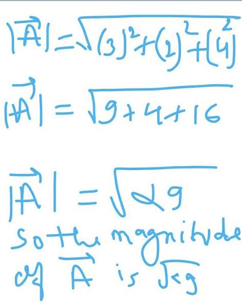 If vector A=3i+2j-4k then find the magnitude of A and also find the ...
