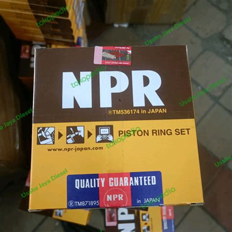 Jual Ring Piston Set Ring Seher Hino Lohan Hino 500 J08E NPR Japan Asli ...
