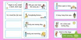 Story Ending Flashcards - Talk for Writing EYFS - Twinkl