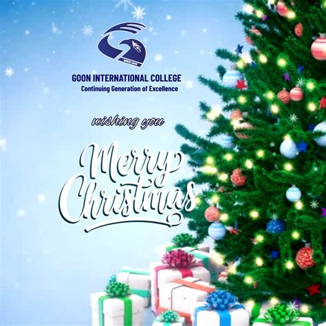 Merry Christmas Greetings | Goon International College