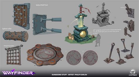 Dungeon Props and Statues Exploration for Wayfinder