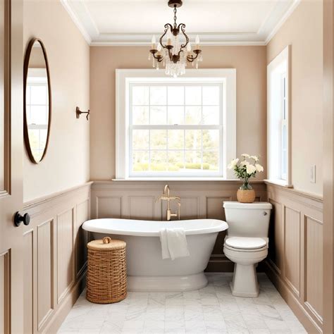 25 Bathroom Wainscoting Ideas for A Classic Look