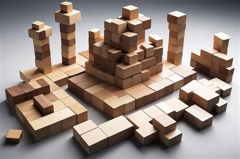 Wood Building Block Pattern 的图像结果