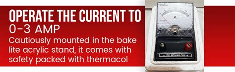 Lab Analog Ammeter Educational Overhead Projection Ammeter DC Current ...