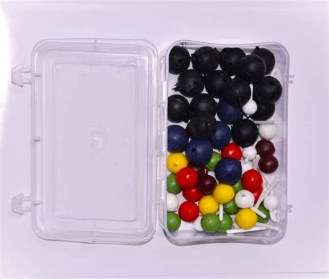 Rikon Atomic Model Set To Explain The Atomic Structure Of Carbon Atoms ...