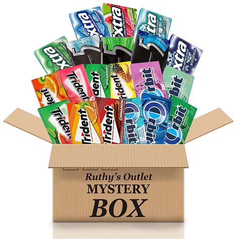 Ruthys Outlet chewing gum Mix variety pack Assorted Flavors 5 Gum ...