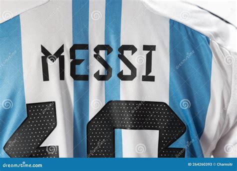 Lionel Messi Name on Argentina Football Kit for Messi Last Match ...