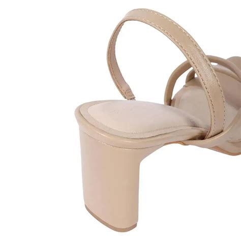 Buy Gabbana Modern Beige Block Heels | Lino Perros
