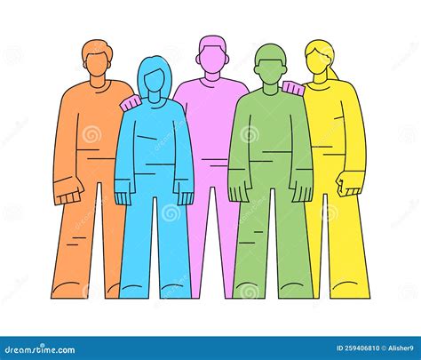 People with Different Carrers Standing Together 的图像结果