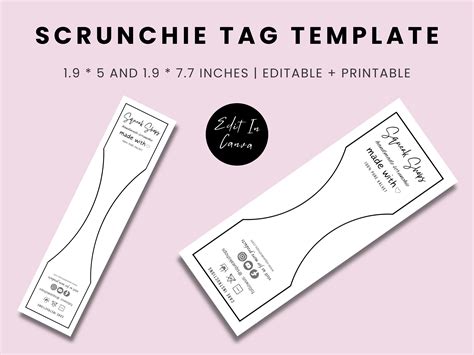 Image result for Scrunchie Printable