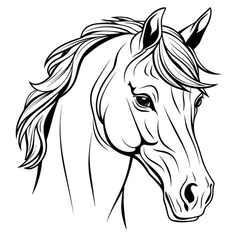 Horse Head Coloring Pictures To Print - Infoupdate.org