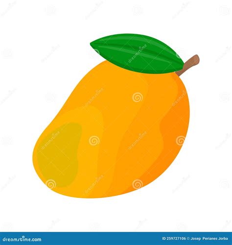 Mango Sign Emoji Icon Illustration. Tropical Fruit Vector Symbol Emoticon Design Clip Art Sign ...