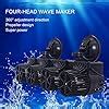 Upettools 12680 GPH Wave Maker Aquarium Circulation Pump - 4-Head ...
