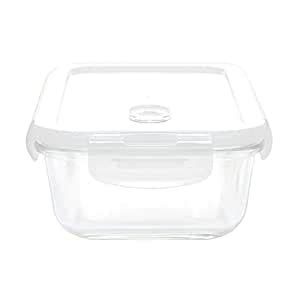 Buy Amazon Brand - Solimo Borosilicate Glass Container With Air-Vent ...