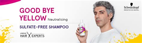 Schwarzkopf Professional Goodbye Yellow Purple Shampoo | Sulfate-Free ...