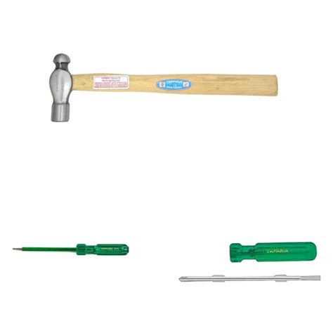 Taparia WH110B Ball Pein Hammer with Handle&Taparia 815 Steel Tester ...