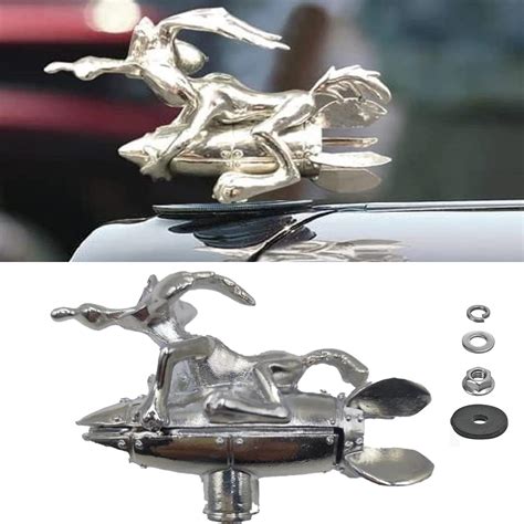 Amazon.com: Rneswi Hood Ornaments for Vehicles Coyote Hood Ornament Made of Alloy for All Types ...