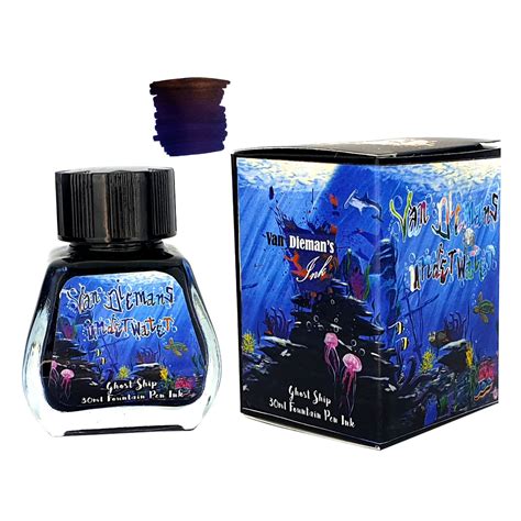 Van Dieman's Underwater Ink Bottle, Ghost Ship - 30ml – Makoba