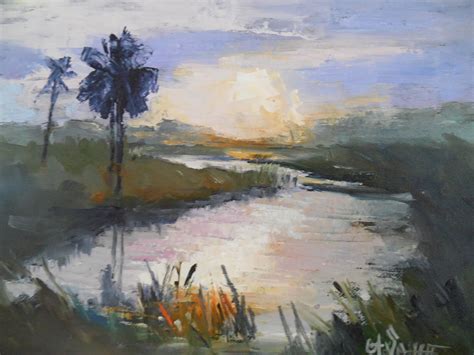 Contemporary Artists of Florida: Tropical Landscape Painting, Daily Painting, Small Oil Painting ...