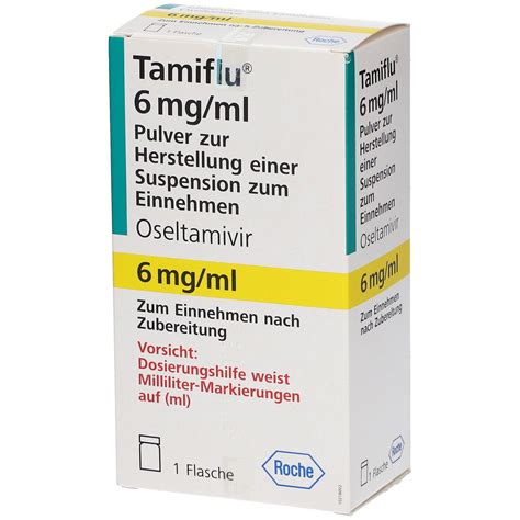 Tamiflu® 6 mg/ ml 65 ml mit dem E-Rezept kaufen - Shop Apotheke