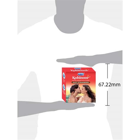 Buy DUREX KOHINOOR JUICY STRAWBERRY CONDOM PACKET OF 3 Online & Get ...