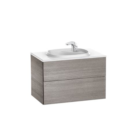 Roca Beyond Unik 800mm Oak Base Unit With 2 Drawers | mykit | Buy ...