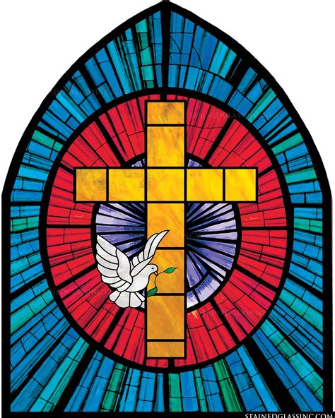Stained Glass Cross Clip Art