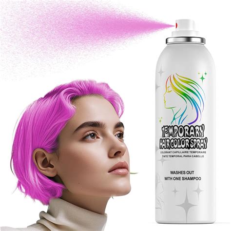 Amazon.com: Pink Temporary Hair Color Spray - Gentle Formula, Washable ...