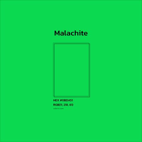 About Malachite - Color codes and meaning | Matching colors and paints ...