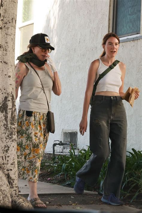 KATEY SAGAL Out for Lunch at All Time Restaurant with Her Daughter ...