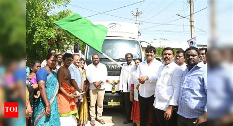 Andhra Pradesh legislator launches veterinary mobile clinic | Amaravati ...