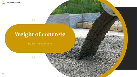 Weight of concrete per cubic foot – With Examples – (Including Calculator) - Definecivil