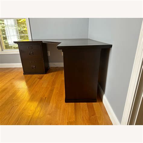 Pottery Barn Bedford Corner Desk - AptDeco