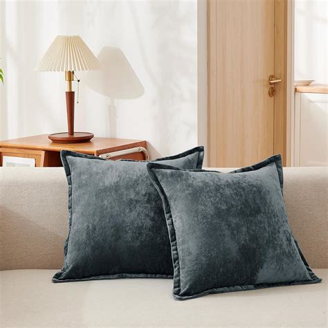 Amazon.com: COCOPLOCEUS Luxurious Velvet Throw Pillow Covers 20x20 Set ...