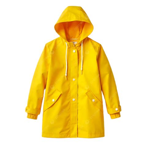 Yellow Raincoat With Hood Kids Waterproof Jacket, Yellow Raincoat, Kids ...