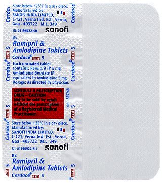 Cardace Am 5/5 MG | Order Cardace Am 5/5 MG Tablet Online at Truemeds