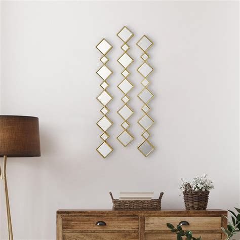Buy Corvus Maize Metal Set of 3 Decorative Wall Arts from Home Centre ...